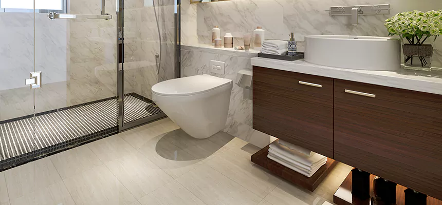 Burst Pipe Bathroom Cleanup in Montrose